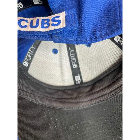 Chicago Cubs Baseball Hat Cap MLB New Era 9forty Wrigley Bryant 2016 Respect - Picture 11 of 15